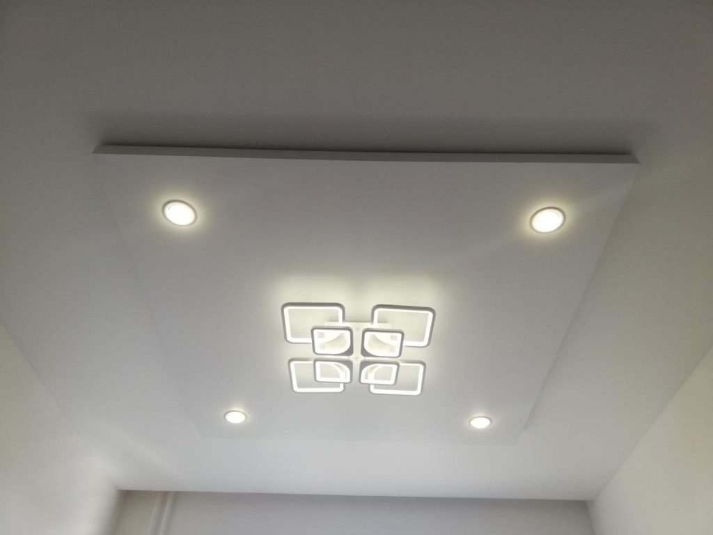 Lighting in stretch ceilings